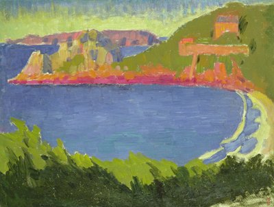 Evening high tide at Trestrignel, c.1910 by Maurice Denis